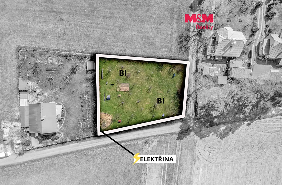 Prodej stavebního pozemku 1095 m²